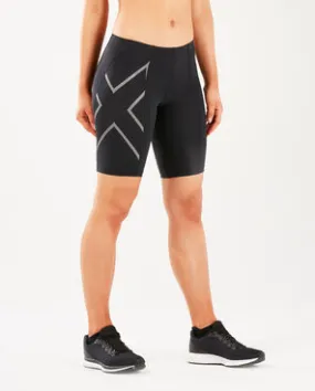 2XU Women's Compression Short- WA1932B (BLK/BLK)