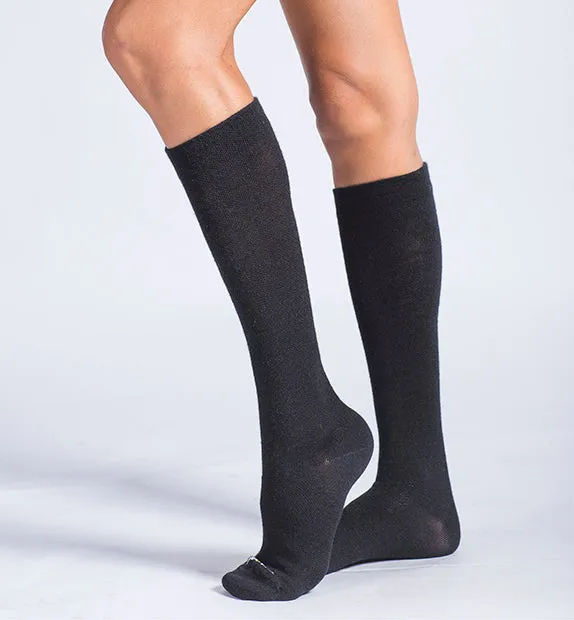 76% Rich Merino Wool Everyday Compression Socks (15-20mmHg) - Zig-Zag- 2 Pack