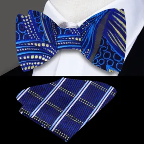 Acclaimed Abstract Self-Tie Bow Tie