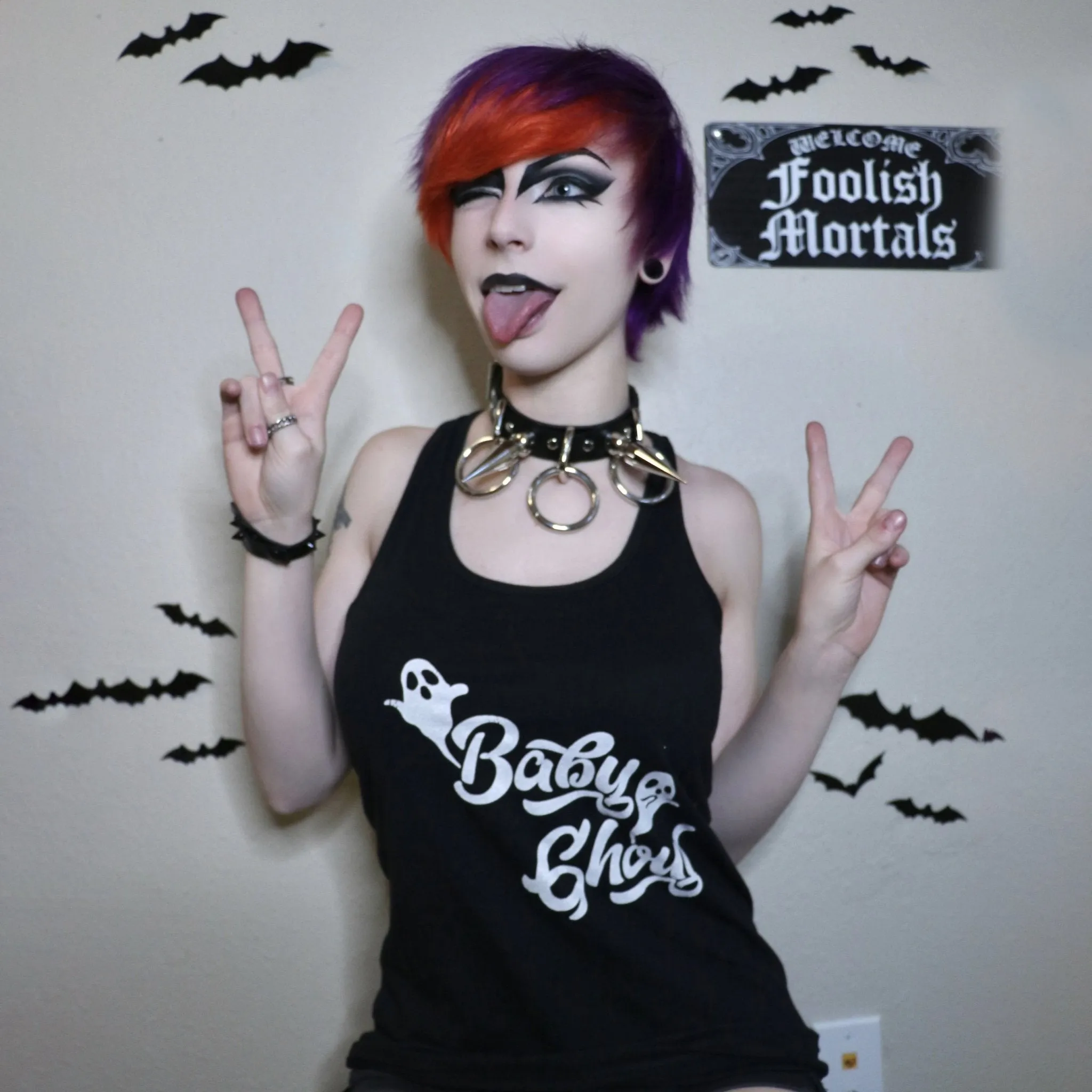 Baby Ghoul Graphic Tank Racerback Tank