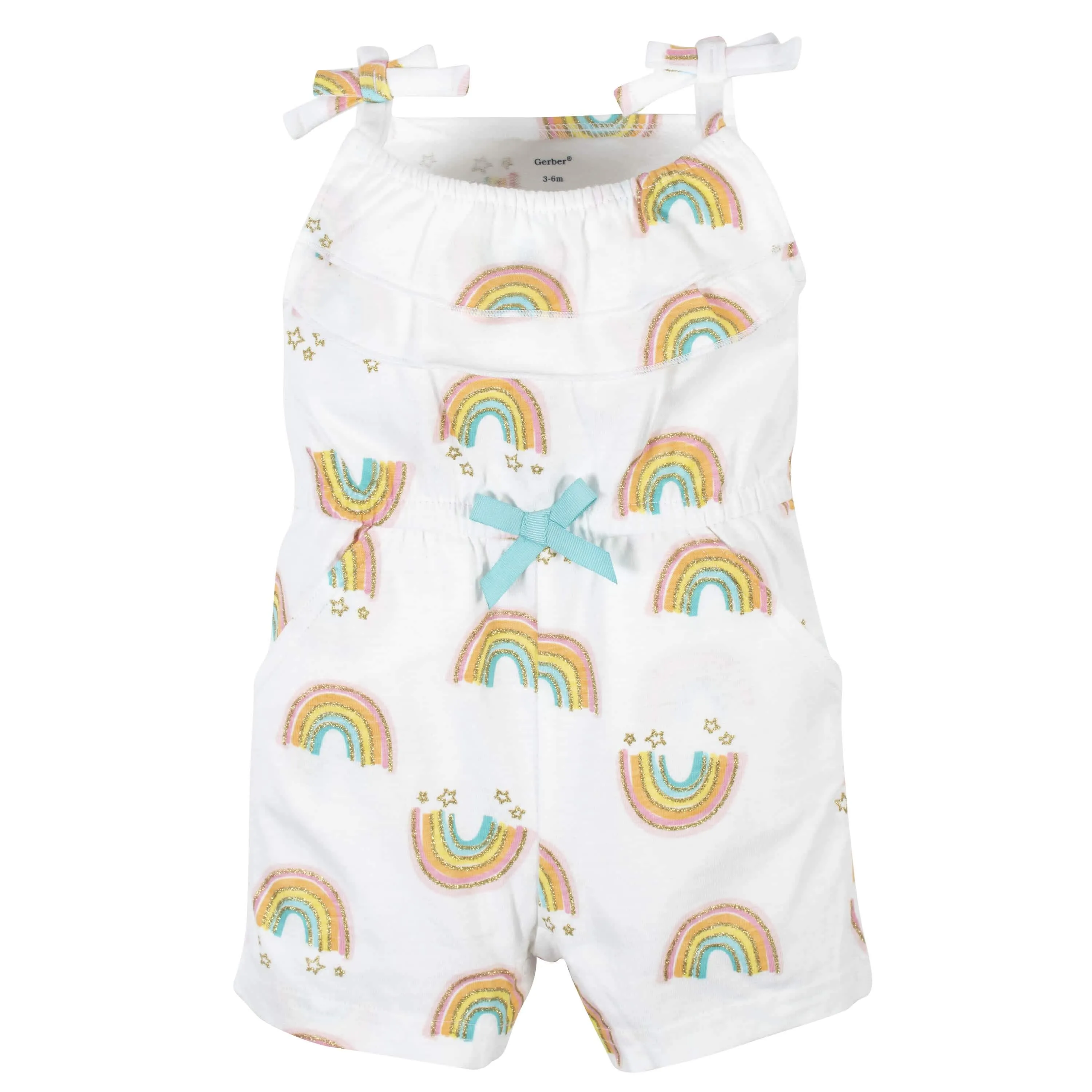 Baby Girls 2-Pack Sunshine Rompers