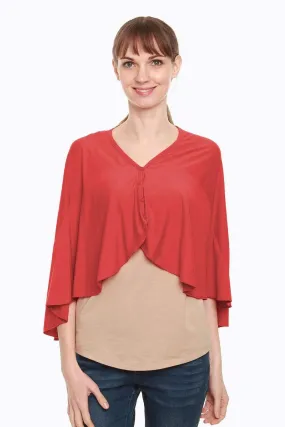 Bambi Nursing Cape Dark Coral