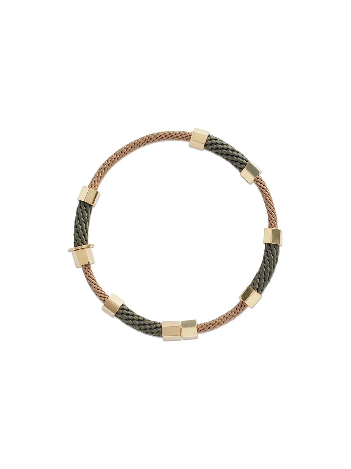 Beige & Olive Terra Choker