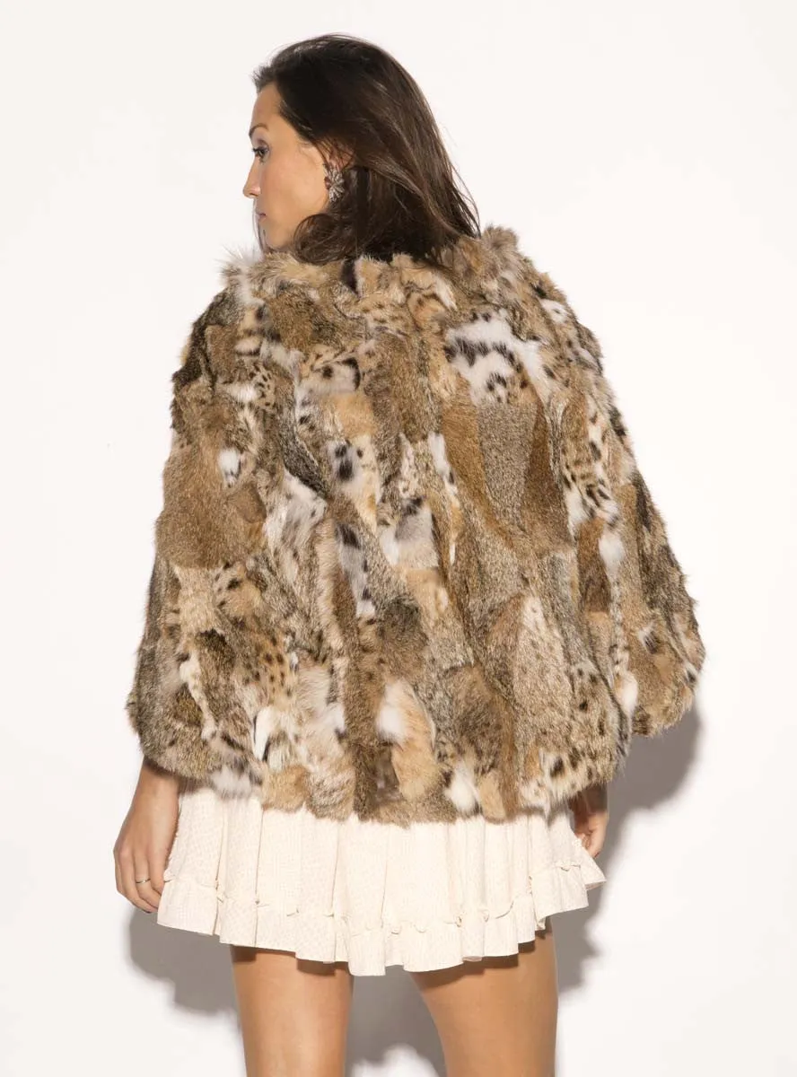 Bobcat Fur Cape