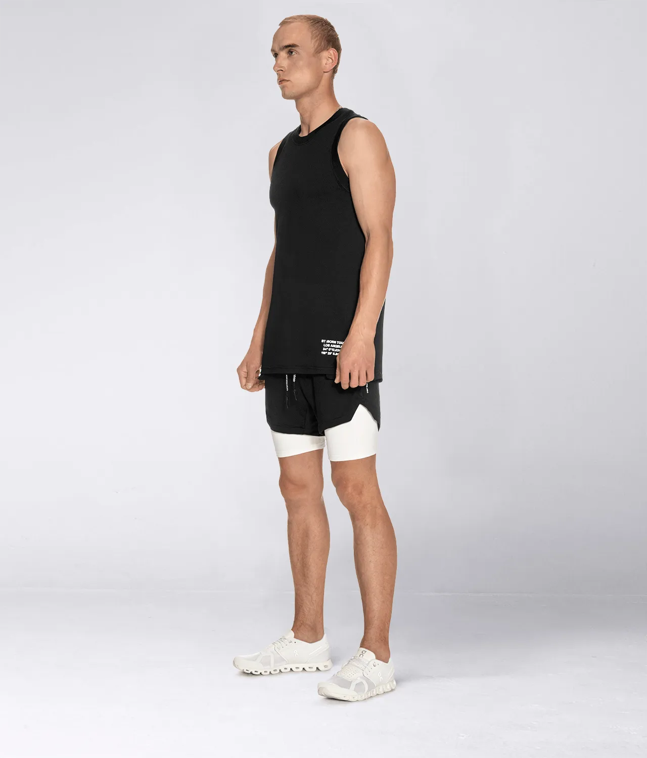 Born Tough Air Pro™ Black Athletic Tank Top for Men