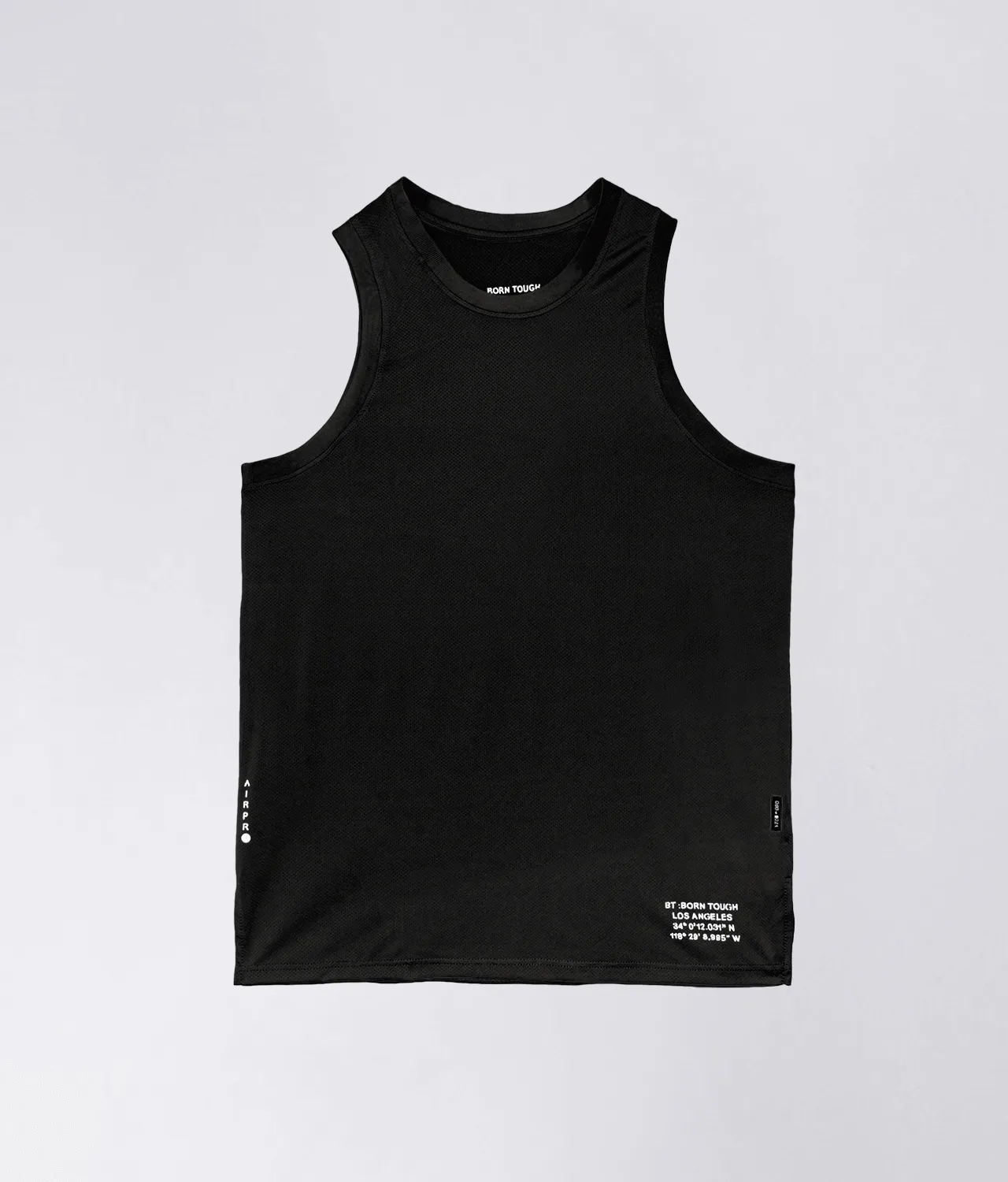 Born Tough Air Pro™ Black Athletic Tank Top for Men