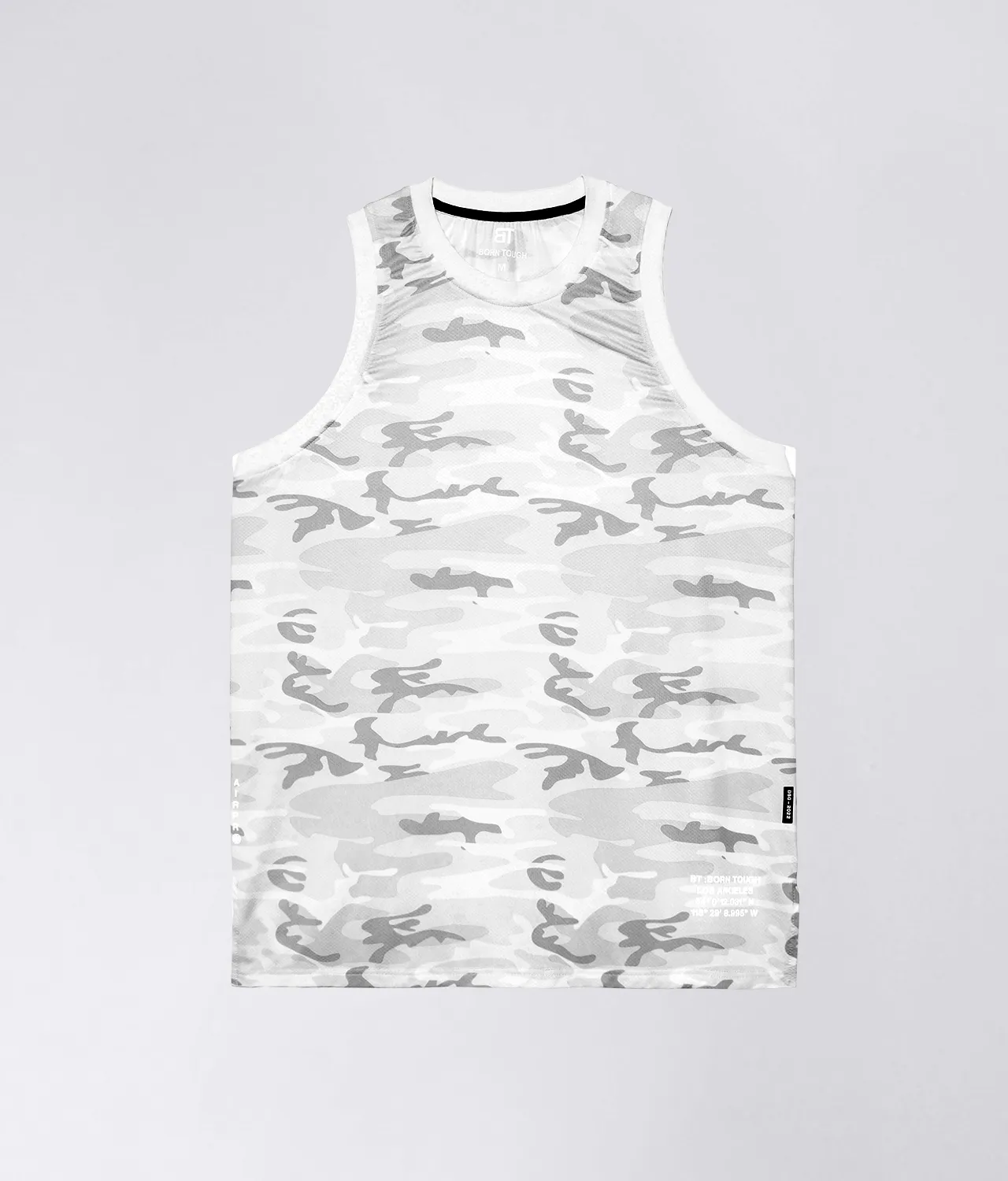 Born Tough Air Pro™ Bodybuilding Tank Top for Men White Camo