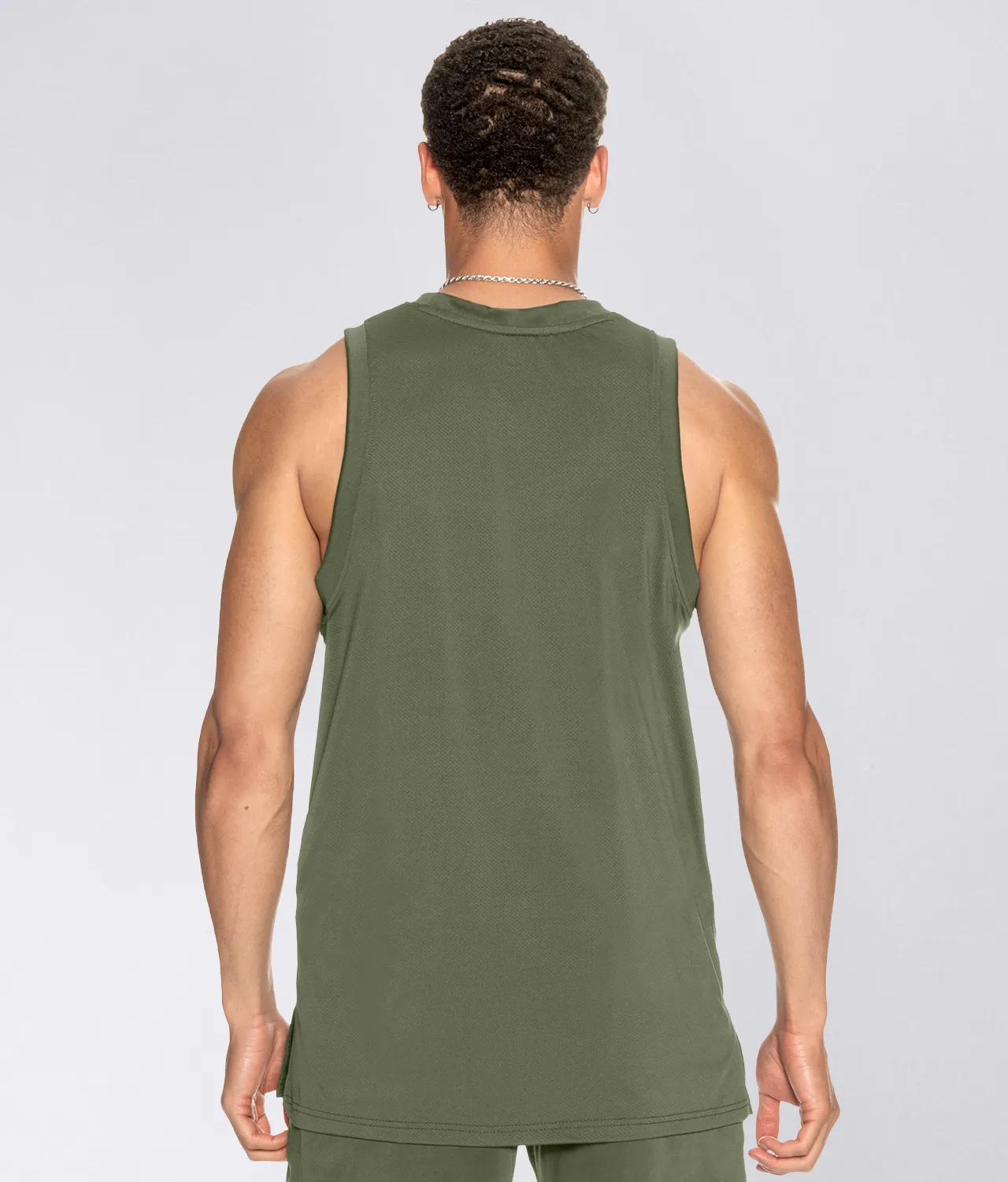 Born Tough Air Pro™ Military Green Crossfit Tank Top for Men