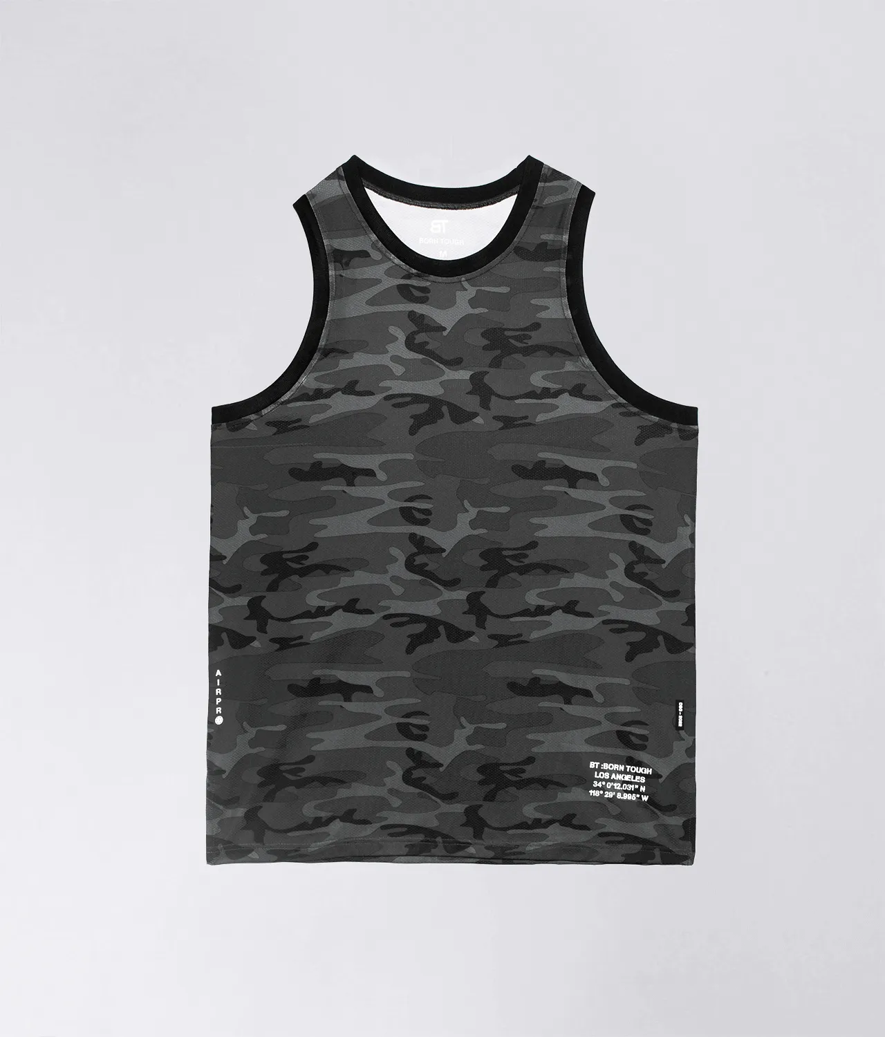 Born Tough Air Pro™ Running Tank Top for Men Grey Camo