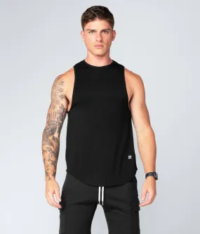 Born Tough Core Fit Black Athletic Tank Top for Men