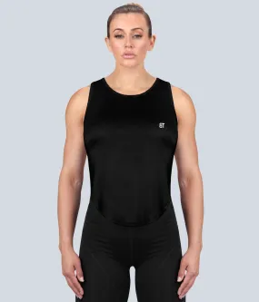 Born Tough High Altitude Black Sheer Crossfit Tank Top for Women