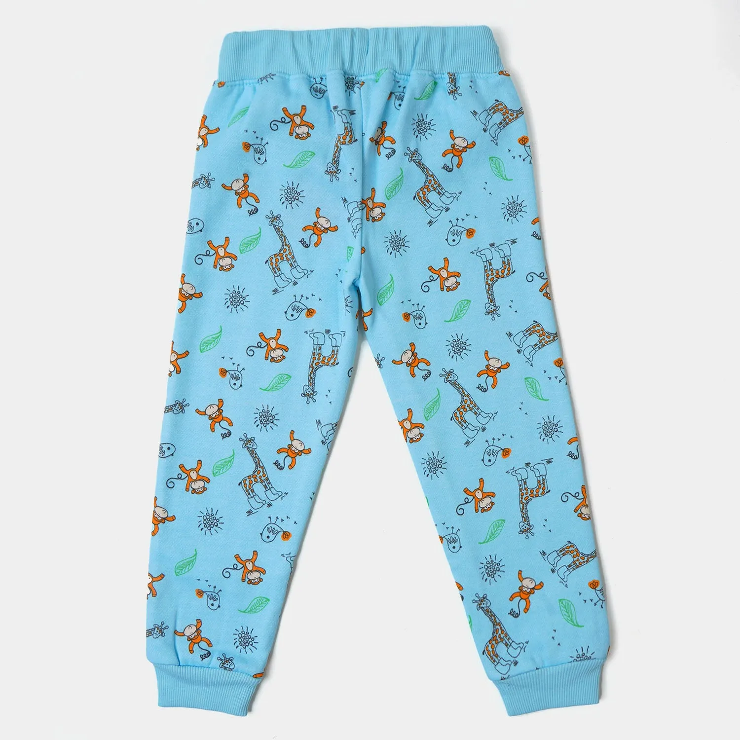 Boys Pyjama Monkey - Sky Blue