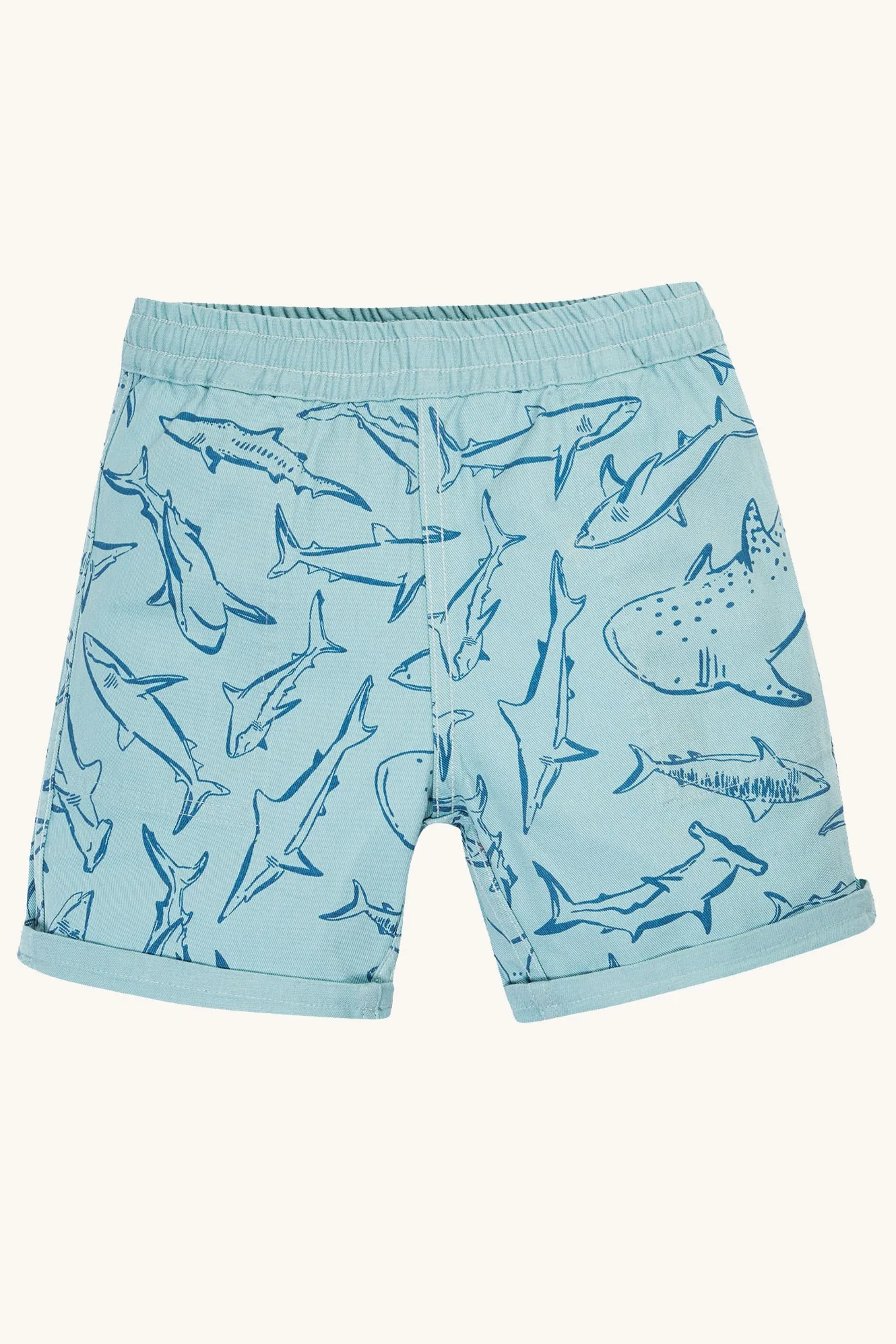 Frugi Rocky Reversible Shorts - Stingray / Jawsome