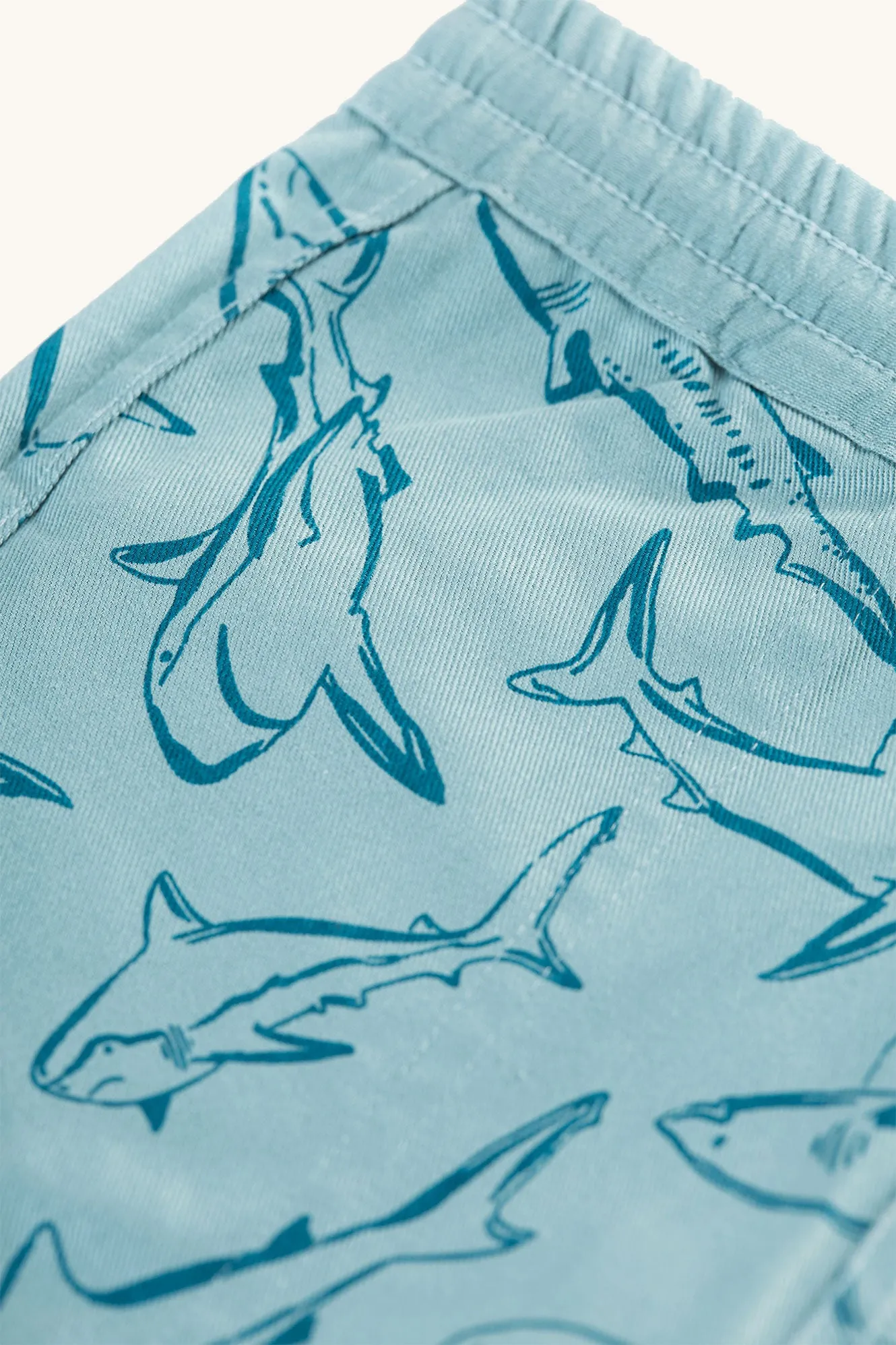 Frugi Rocky Reversible Shorts - Stingray / Jawsome