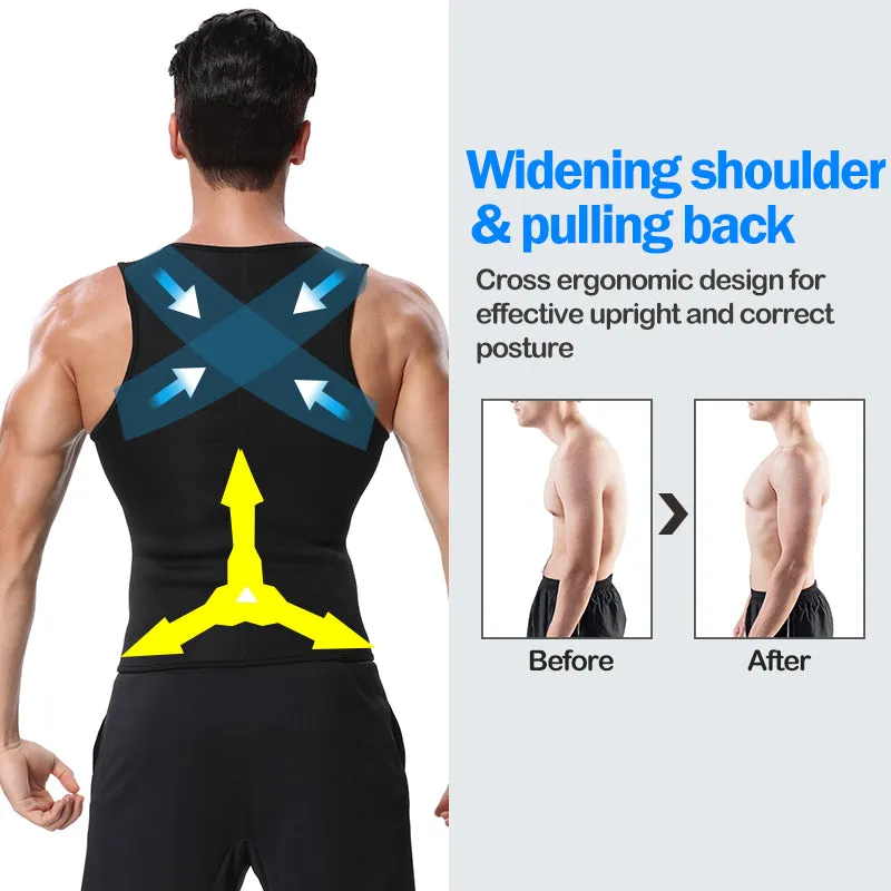 Funki Buys | Shapewear | Men's Waist Trainer Body Shaper Vest