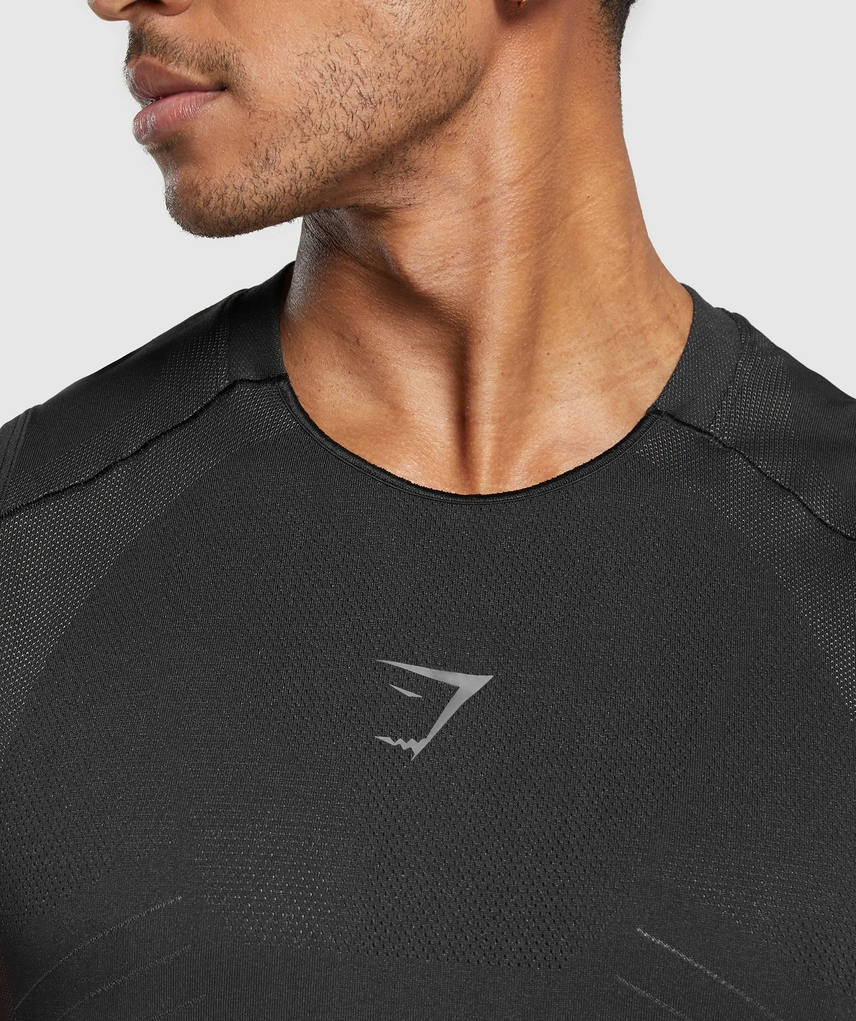 Gymshark Apex Seamless Tank - Black/Dark Grey