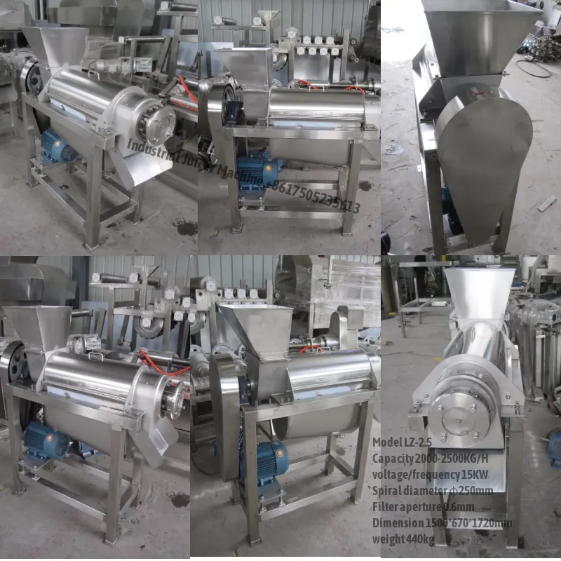 Industrial ginger juicer extractor machine