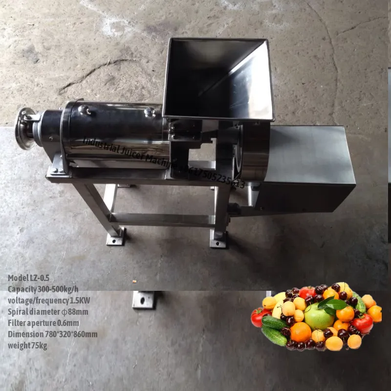 Industrial ginger juicer extractor machine