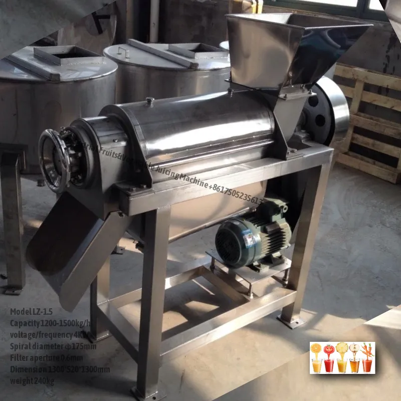 Industrial ginger juicer extractor machine