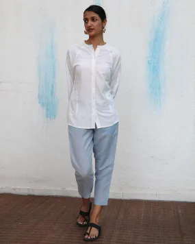 Marilla Handwoven Linen Shirt - Breathe