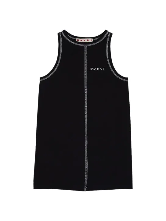 Marni Junior   Cotton jersey tank top 