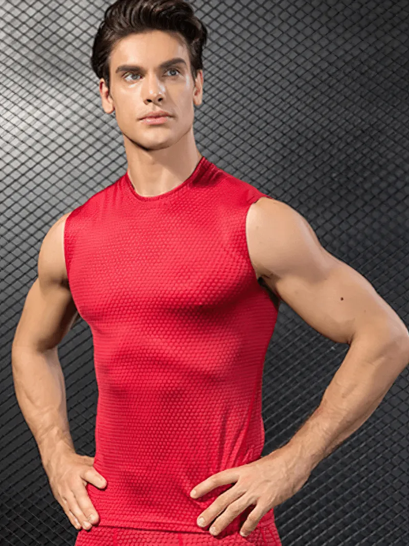 Men’s Athletic Quick Dry Elastic Tank Top - SF2123