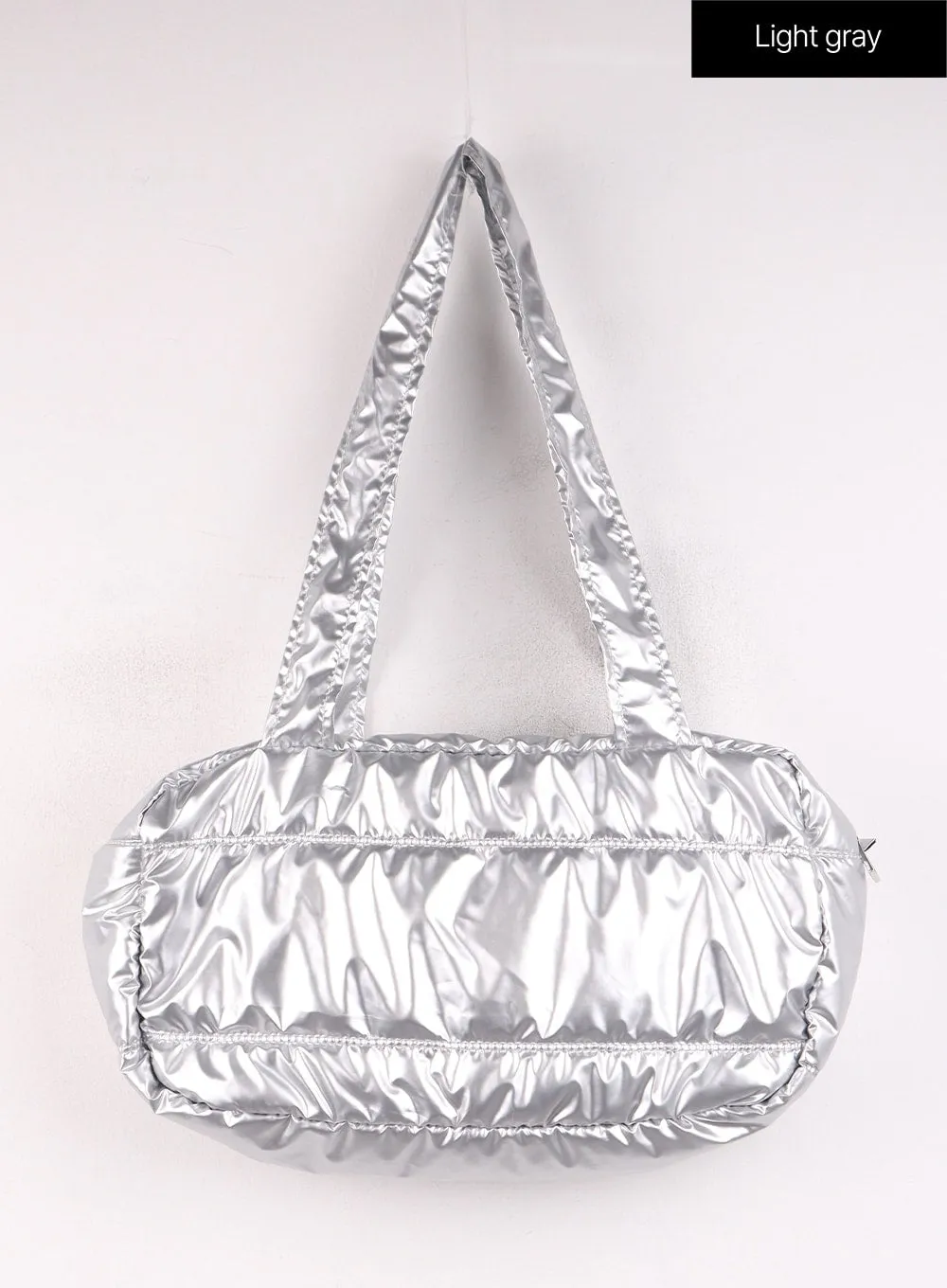 Metallic Padded Shoulder Bag CJ423