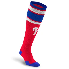 MLB Compression Socks, Philadelphia Phillies - Classic Stripe