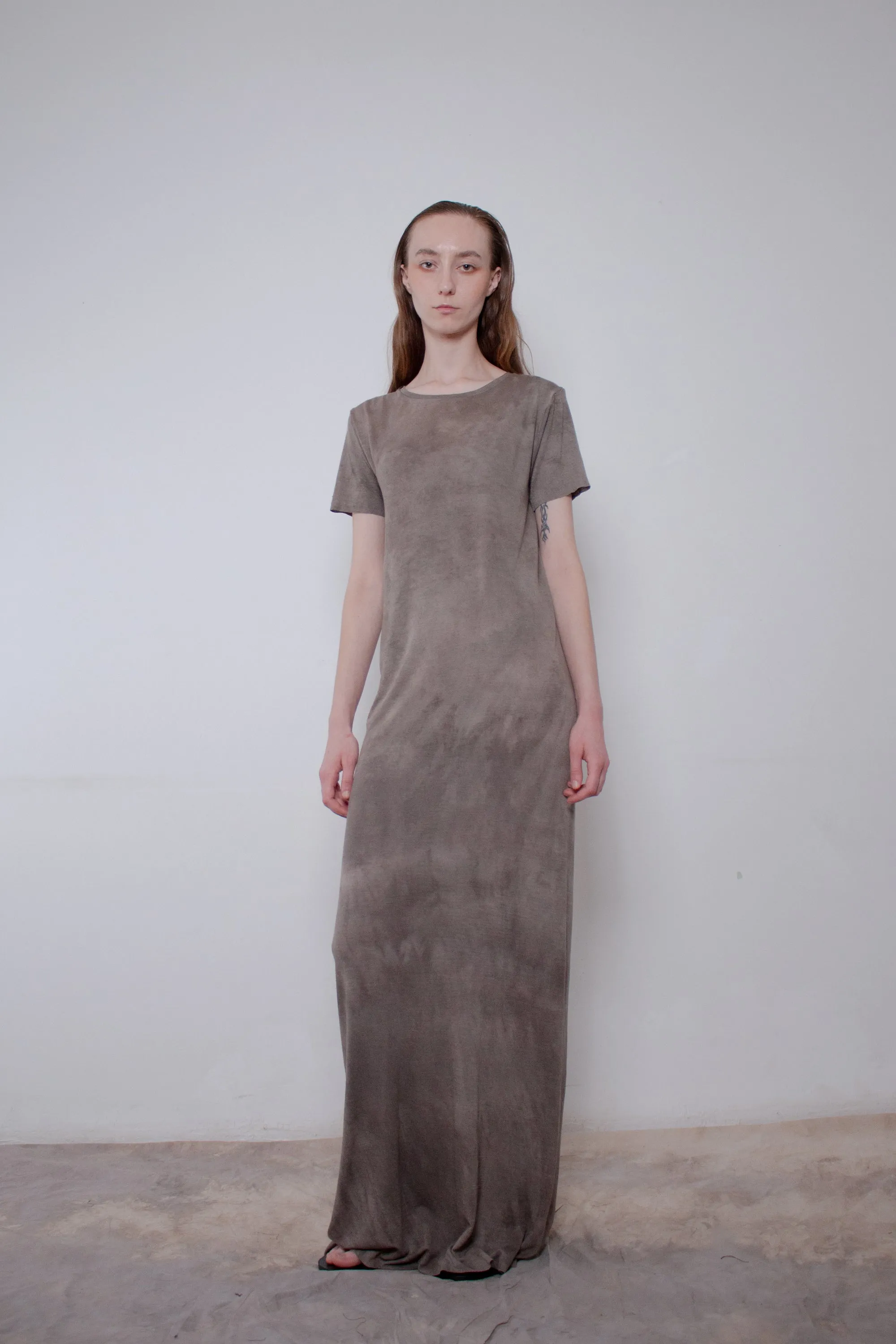 Naturally Dyed Cotton Jersey Dress