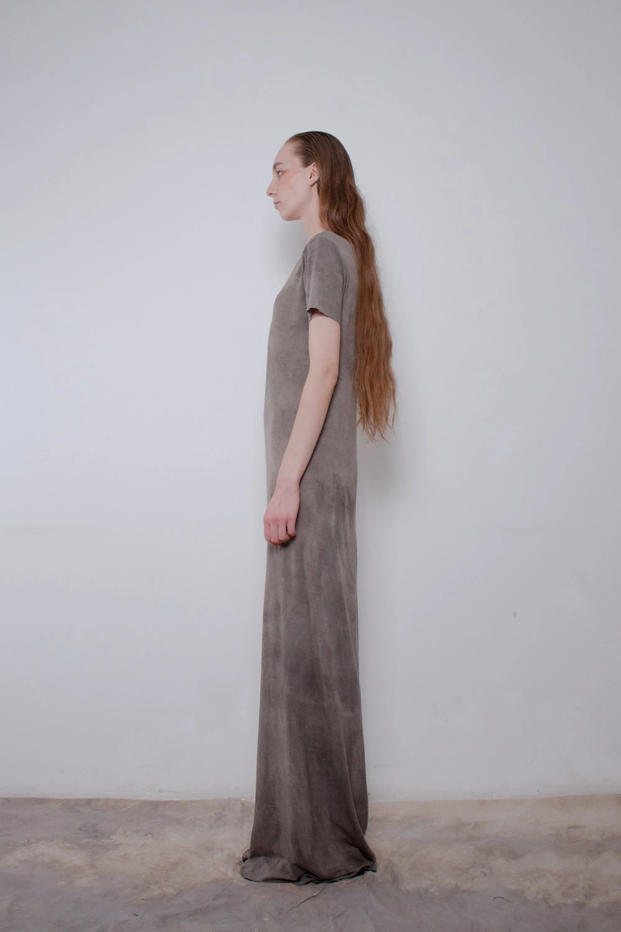 Naturally Dyed Cotton Jersey Dress