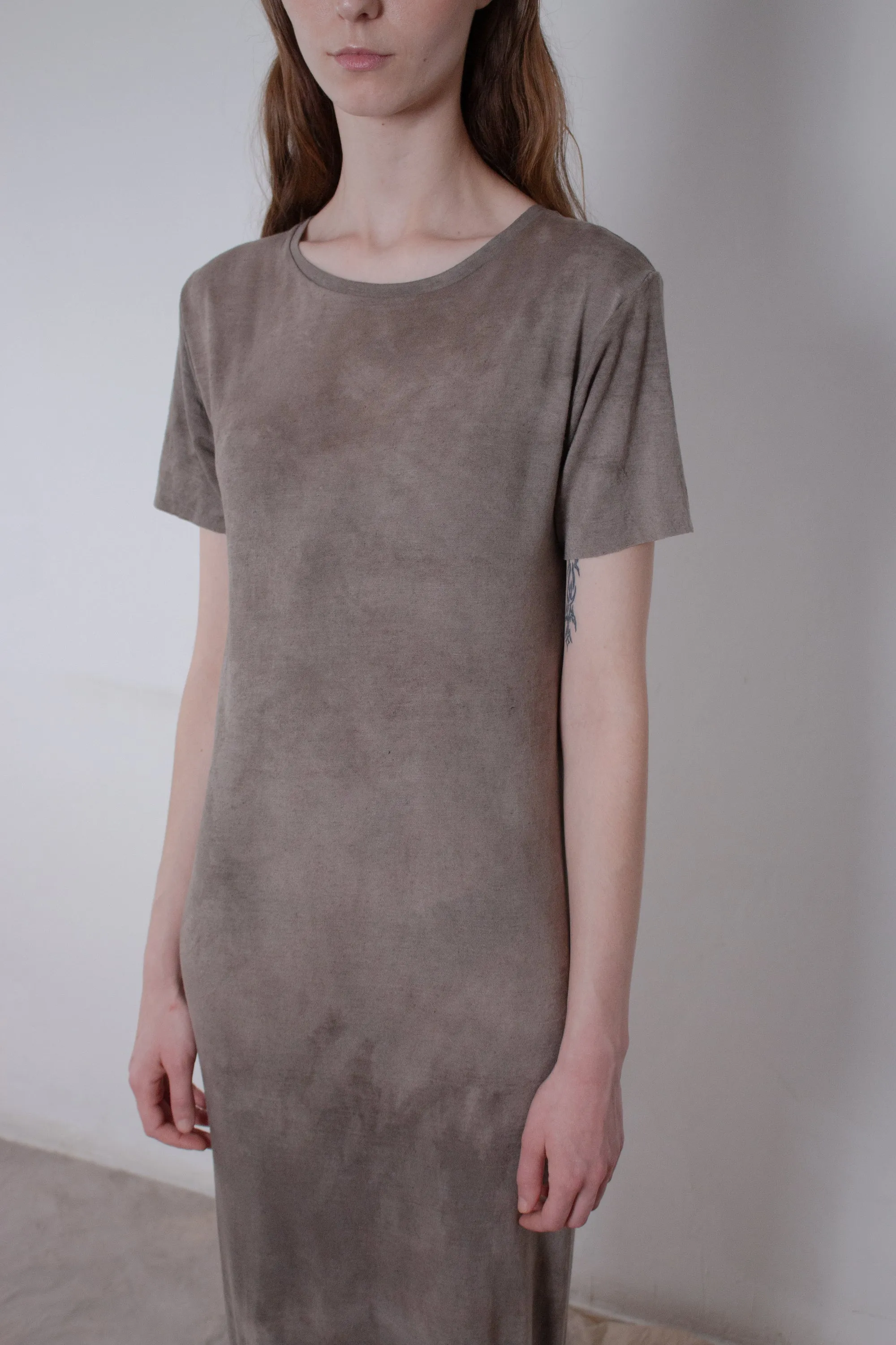 Naturally Dyed Cotton Jersey Dress