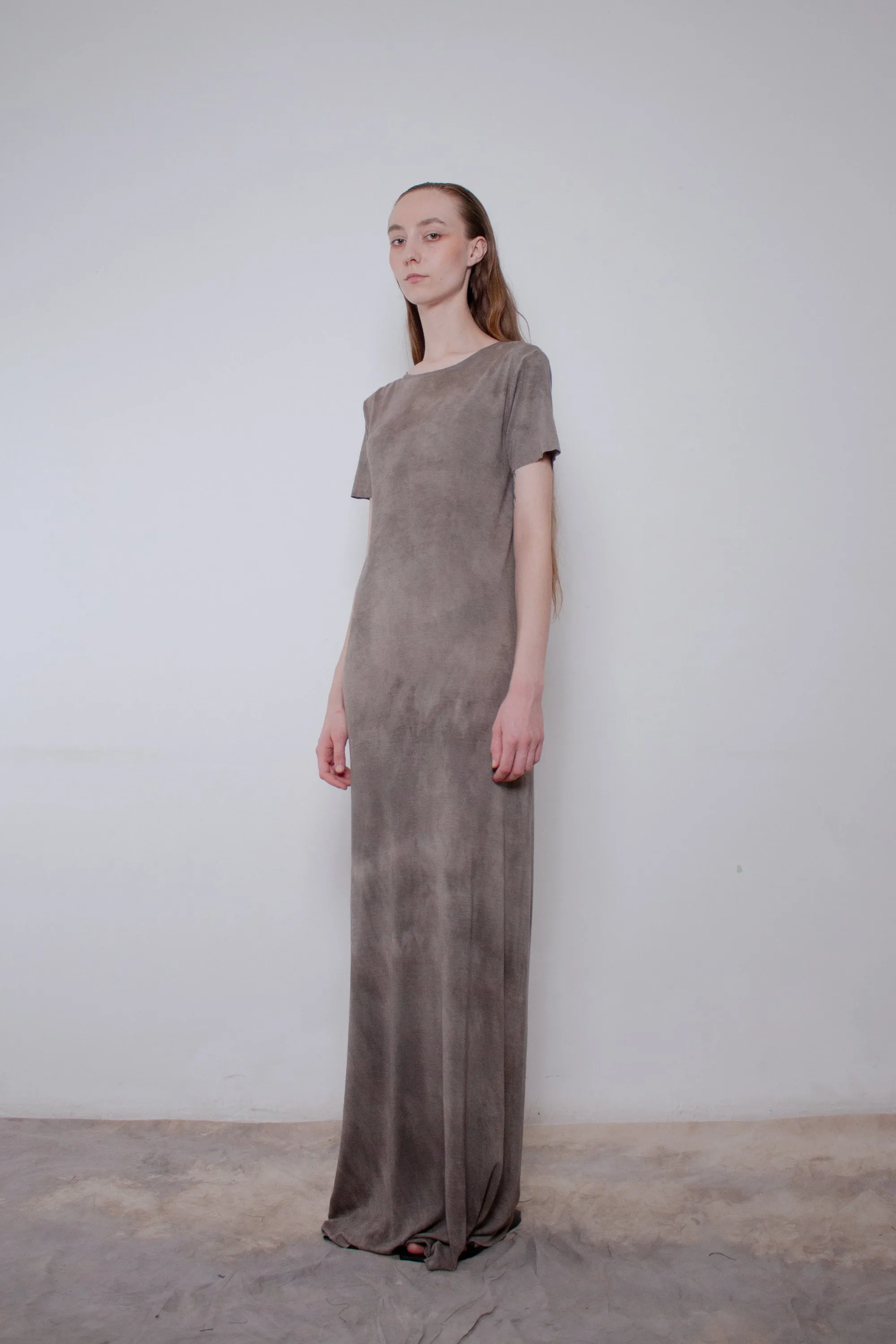 Naturally Dyed Cotton Jersey Dress