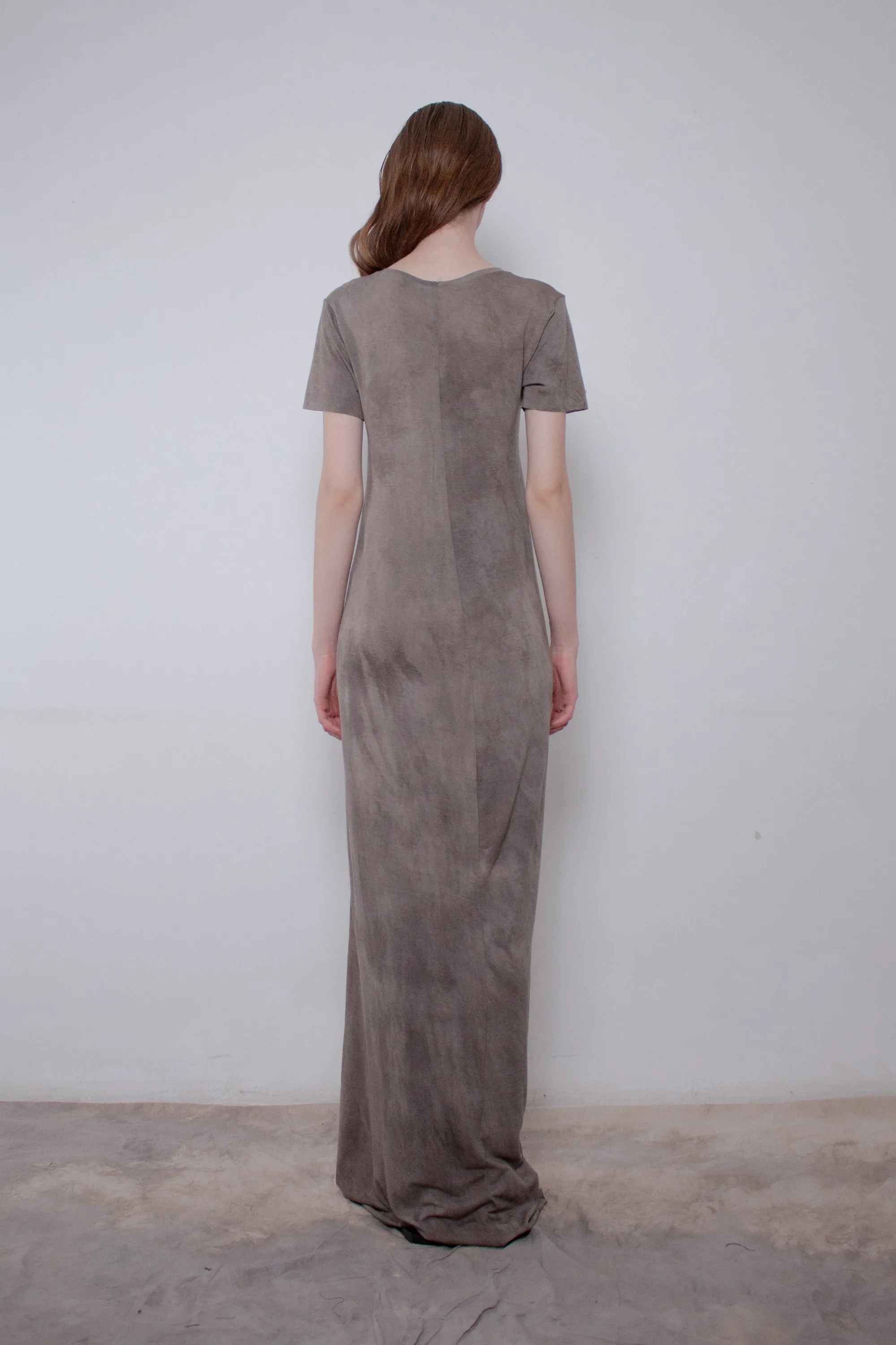 Naturally Dyed Cotton Jersey Dress