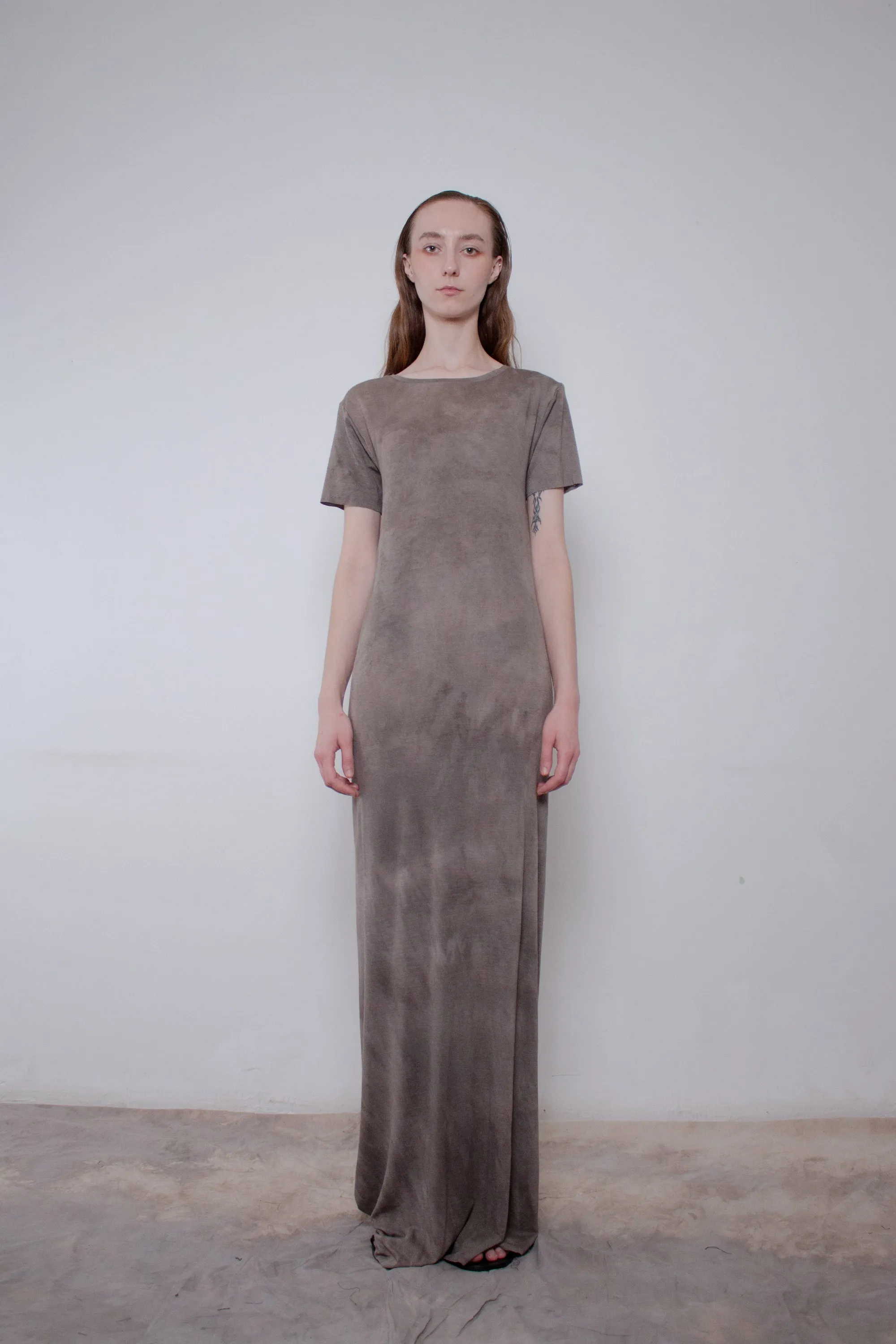 Naturally Dyed Cotton Jersey Dress