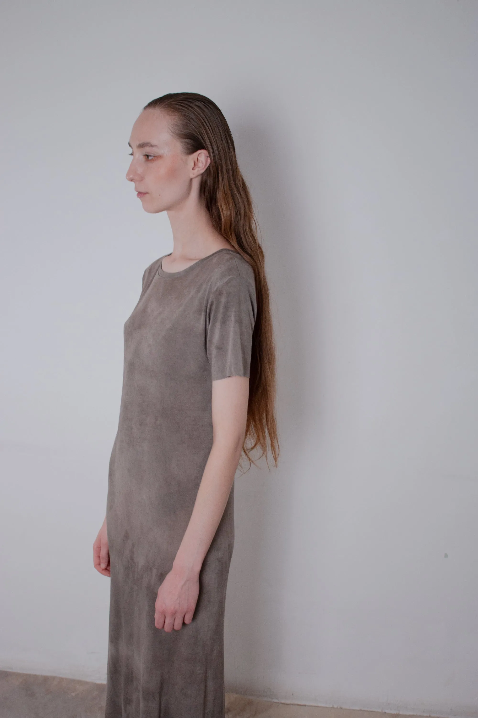 Naturally Dyed Cotton Jersey Dress