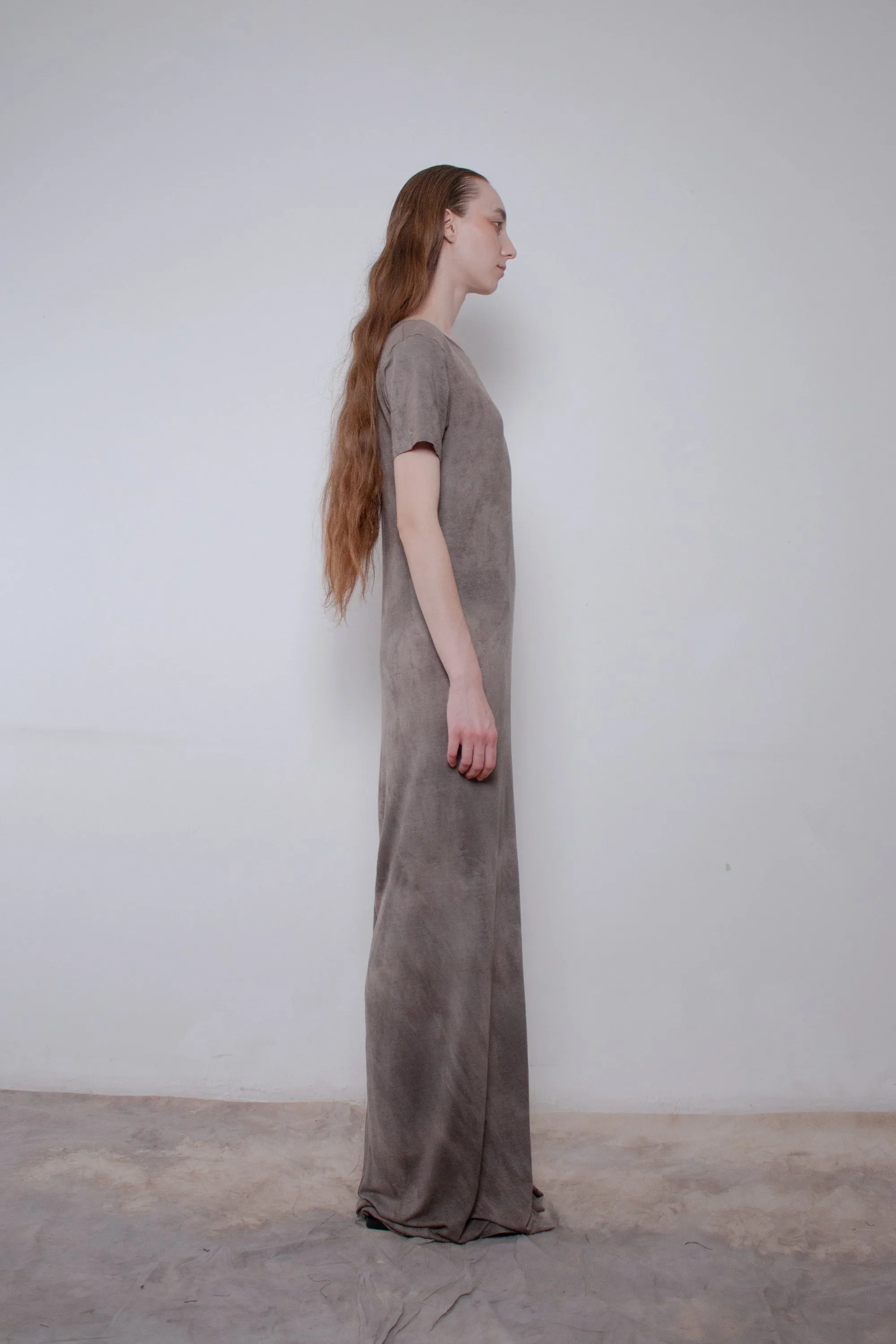 Naturally Dyed Cotton Jersey Dress