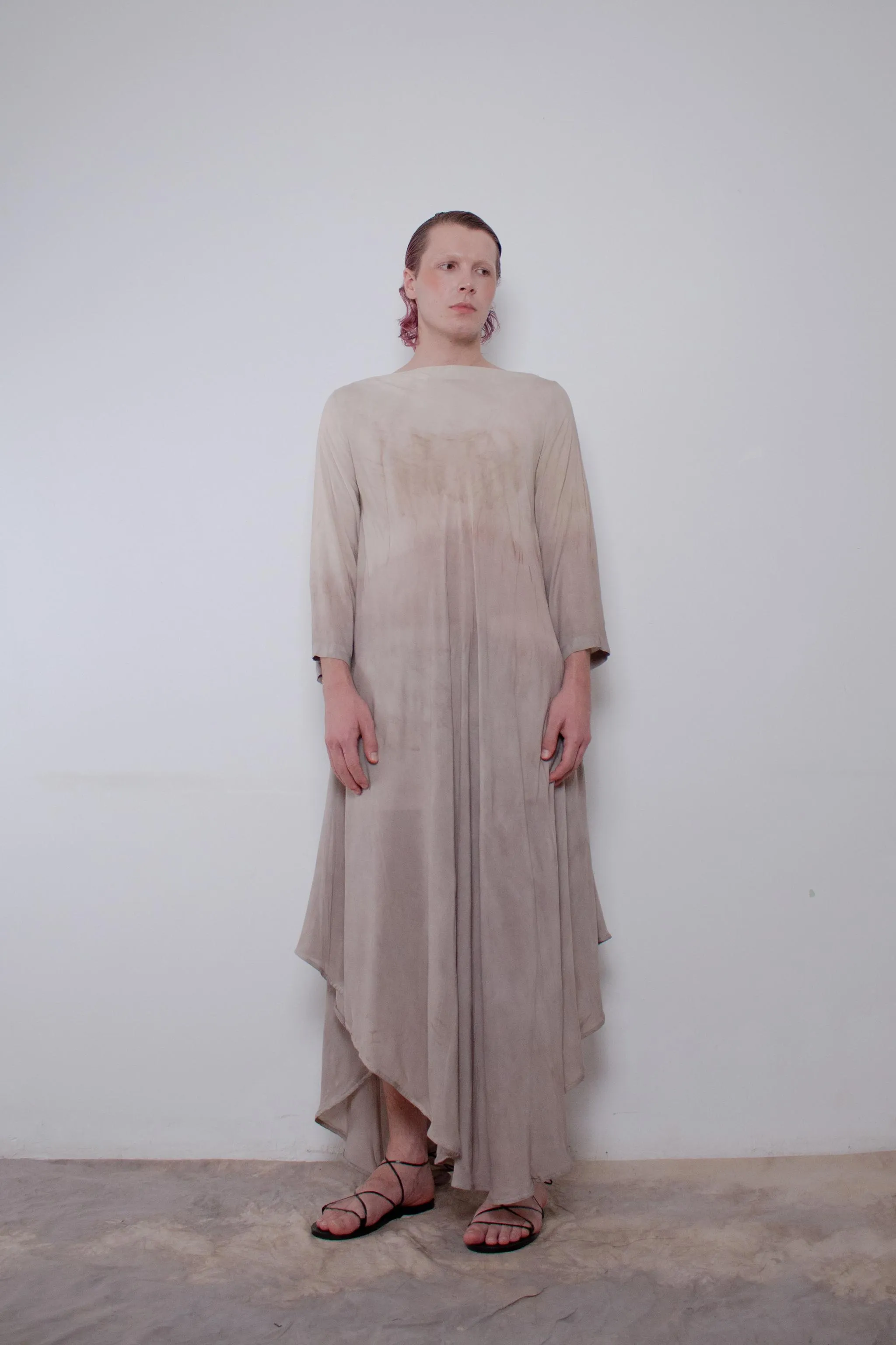 Naturally Dyed Cotton Voile Dress