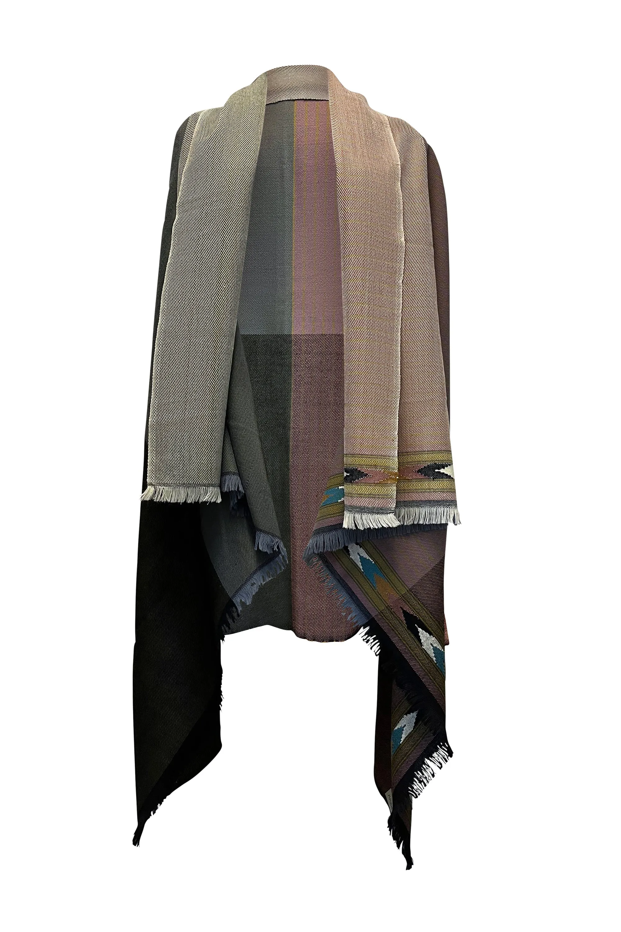 NEW! Light Wool Cape Fusion Dusty Pink