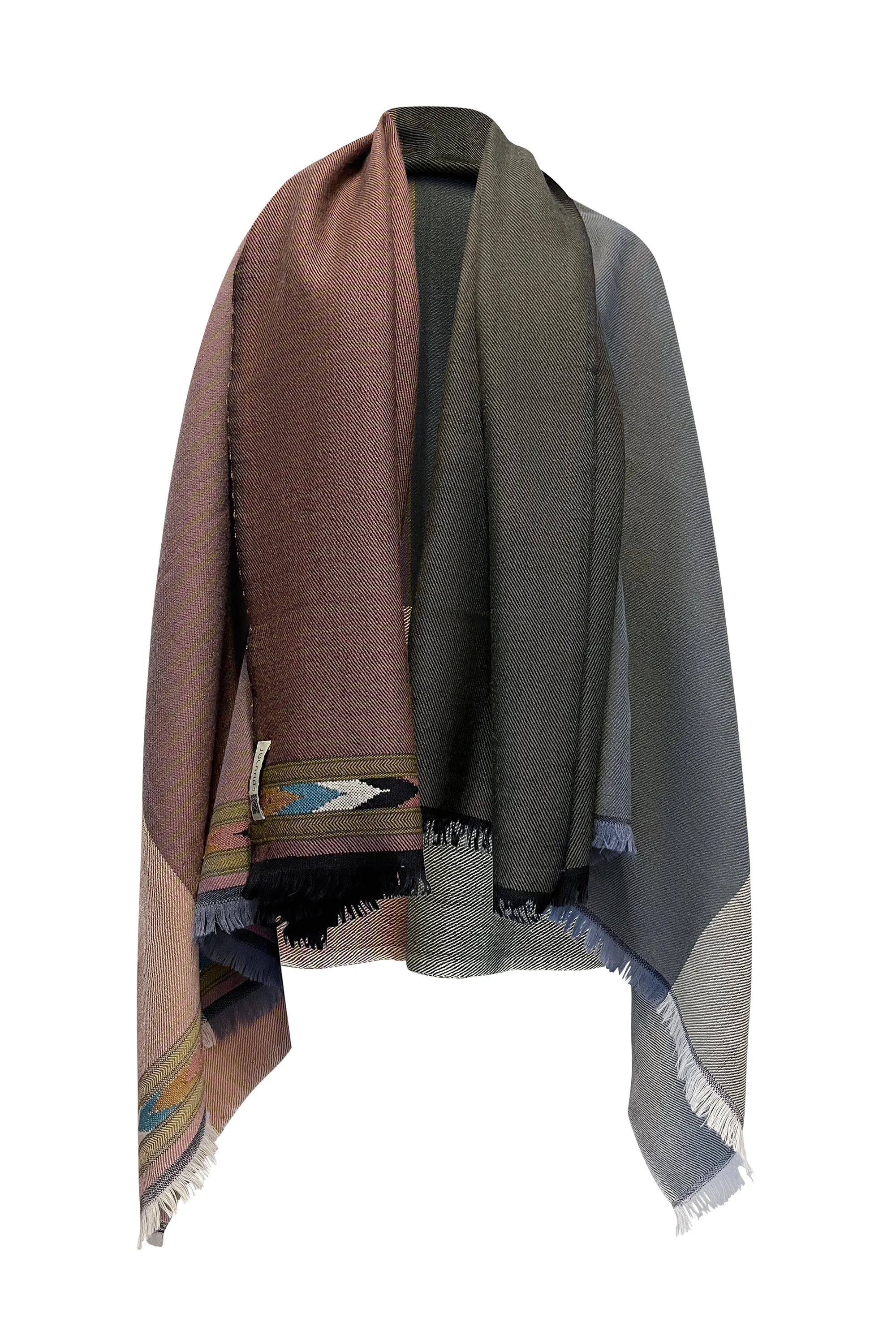 NEW! Light Wool Cape Fusion Dusty Pink