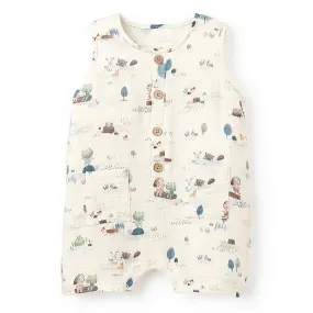 Organic  Muslin Shortall Pond Friends