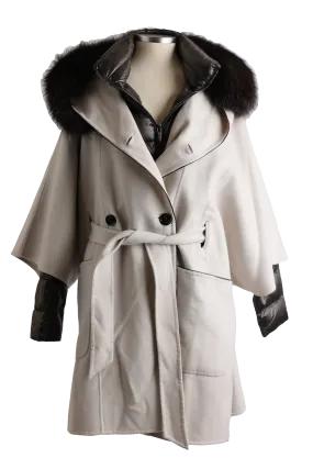 Oslo 2 in 1 Wool/Cashmere Cape & Down Jacket Insert