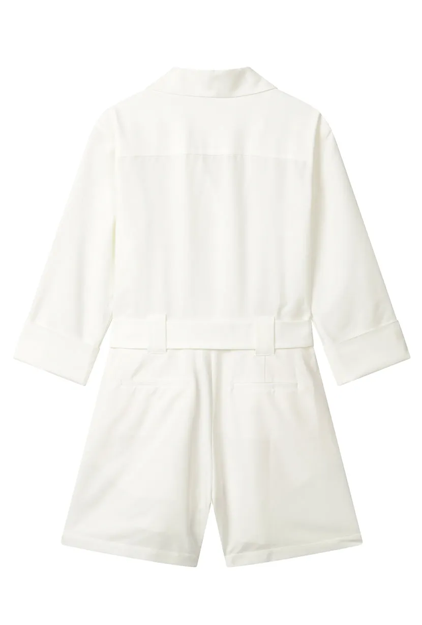 Peyton Romper - Ivory