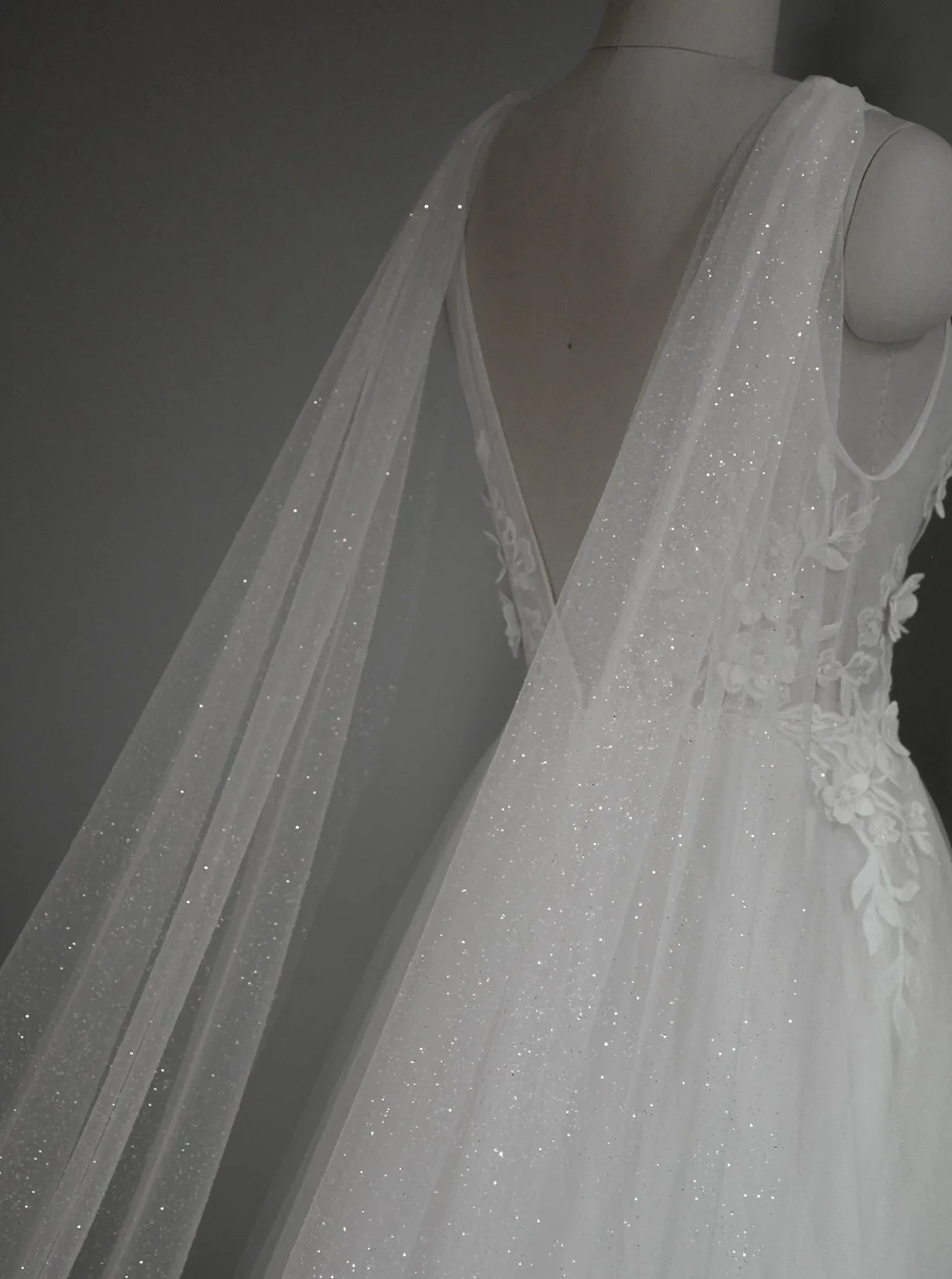 PHOENIX | Detachable Sparkling Tulle Wings