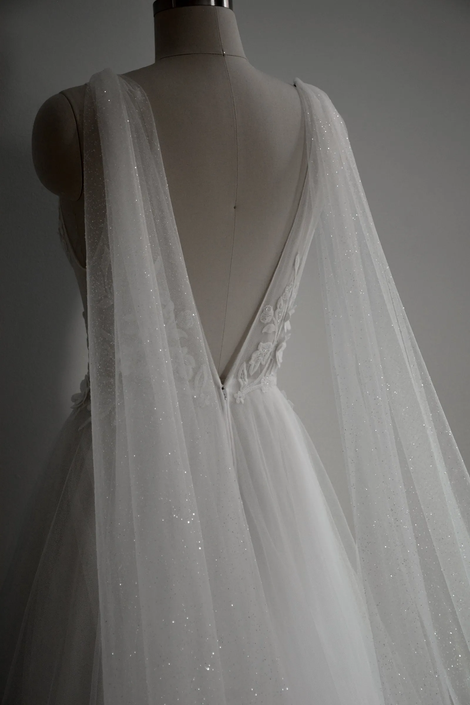 PHOENIX | Detachable Sparkling Tulle Wings