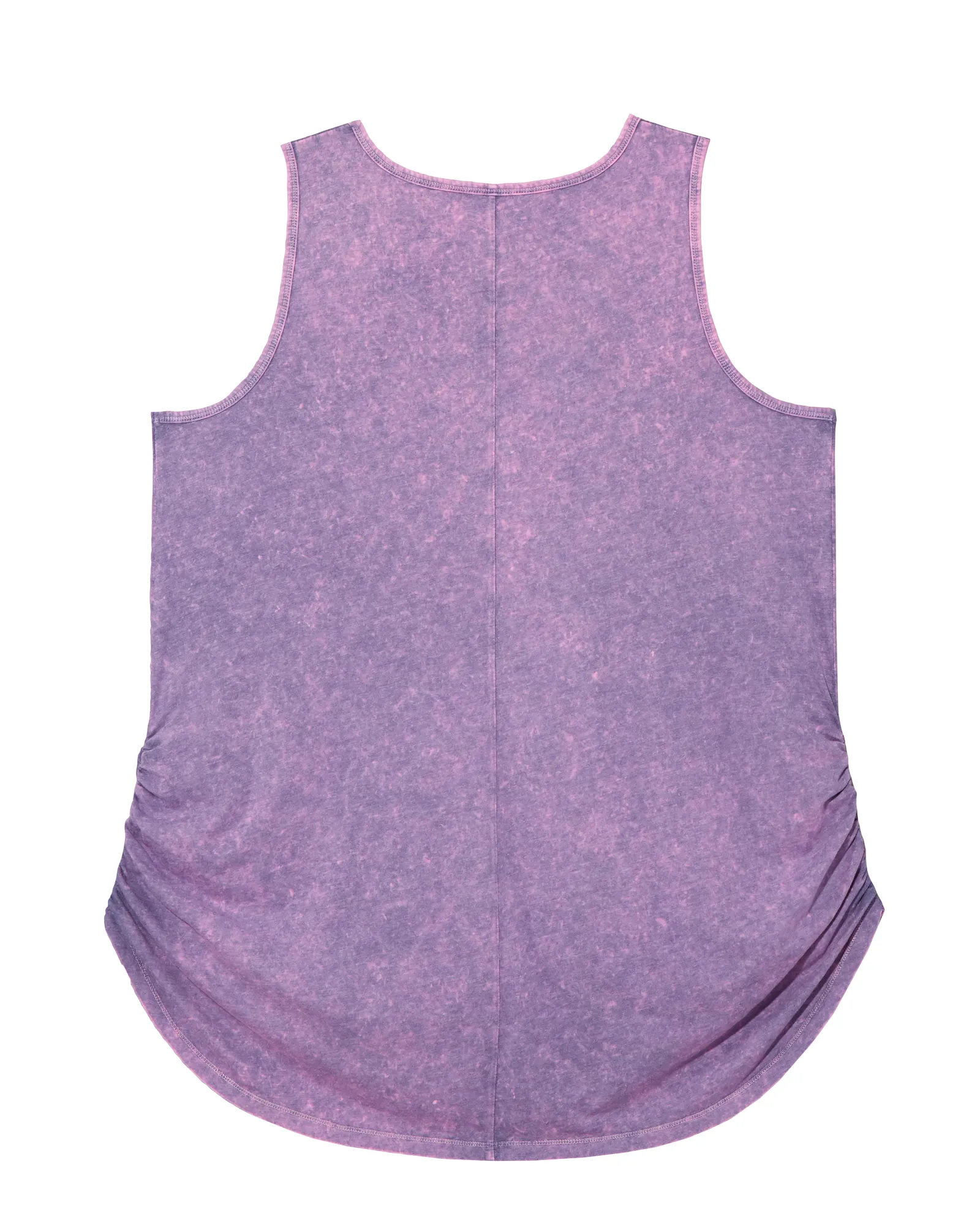 Poplar Ruched Tank | Purple / Light Grey