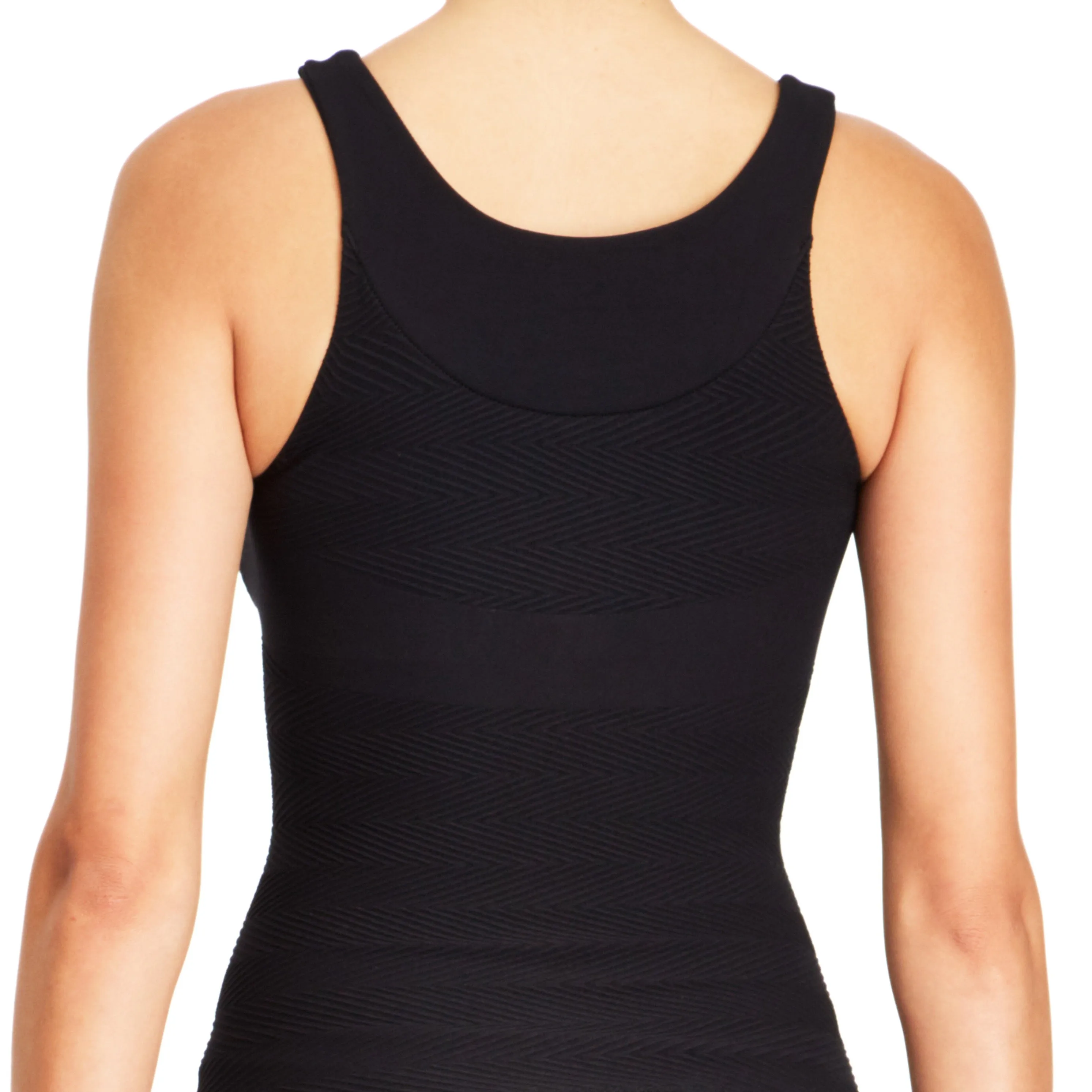 Racer Herringbone Seamless Tank- High Compression