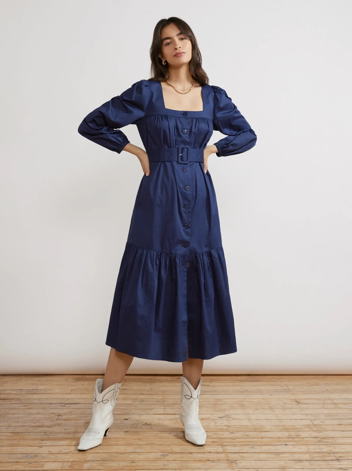 Regina Navy Dress