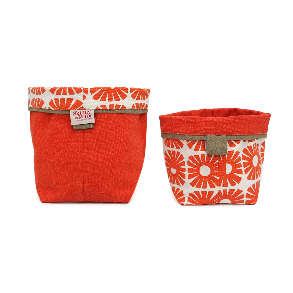 Reversible Soft Bucket - Sunshine - Persimmon