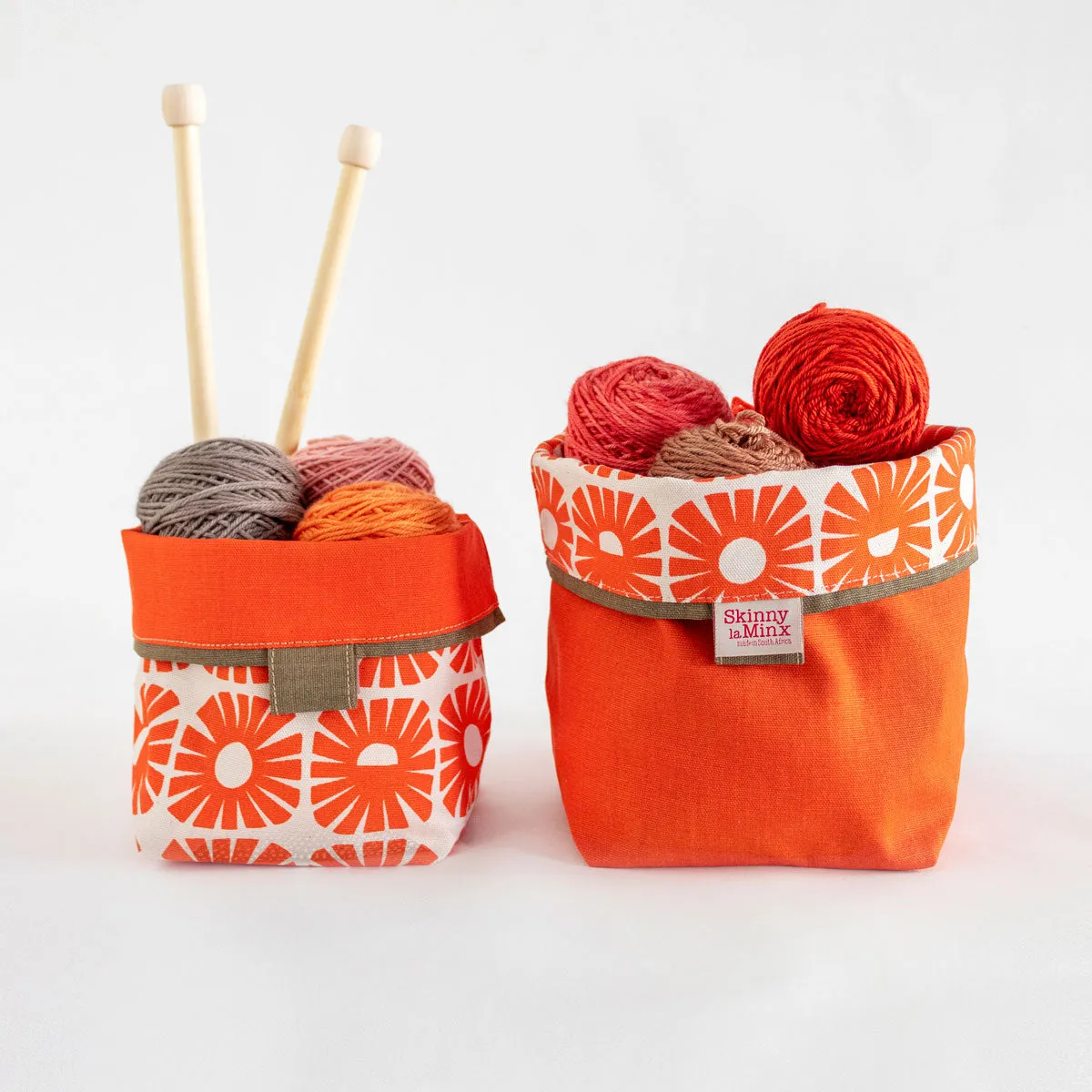 Reversible Soft Bucket - Sunshine - Persimmon