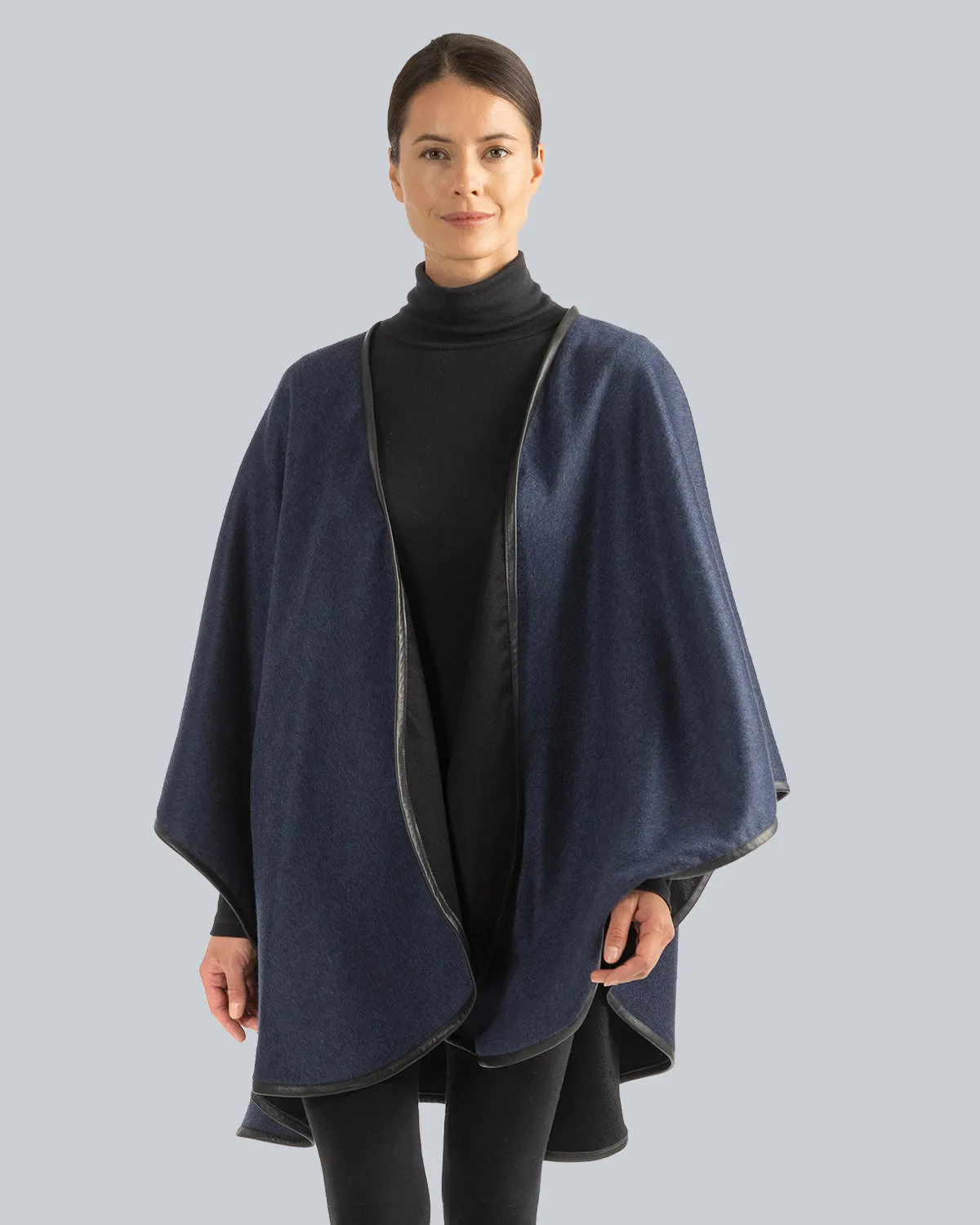 Roma Pure Cashmere Reversible Cape